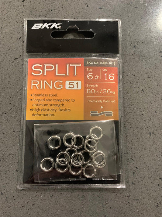 BKK Split Rings Size #6