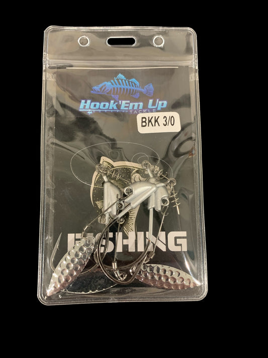 Weedies Flashers 3/0 Weedless Hooks