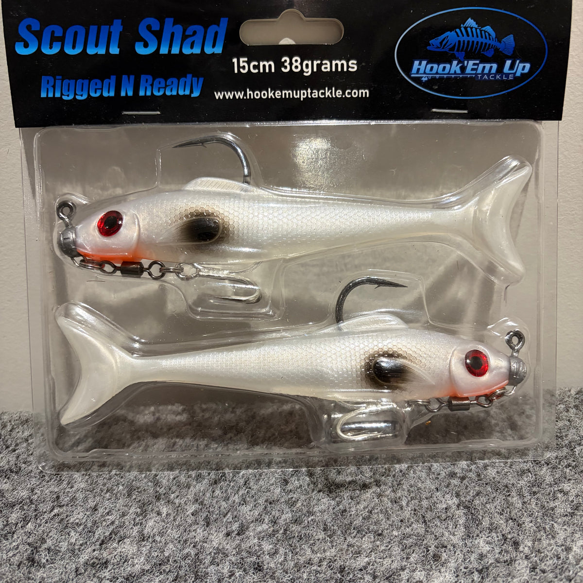 Scout Shad Rigged N Ready 6 inch – Hook'Em Up Tackle